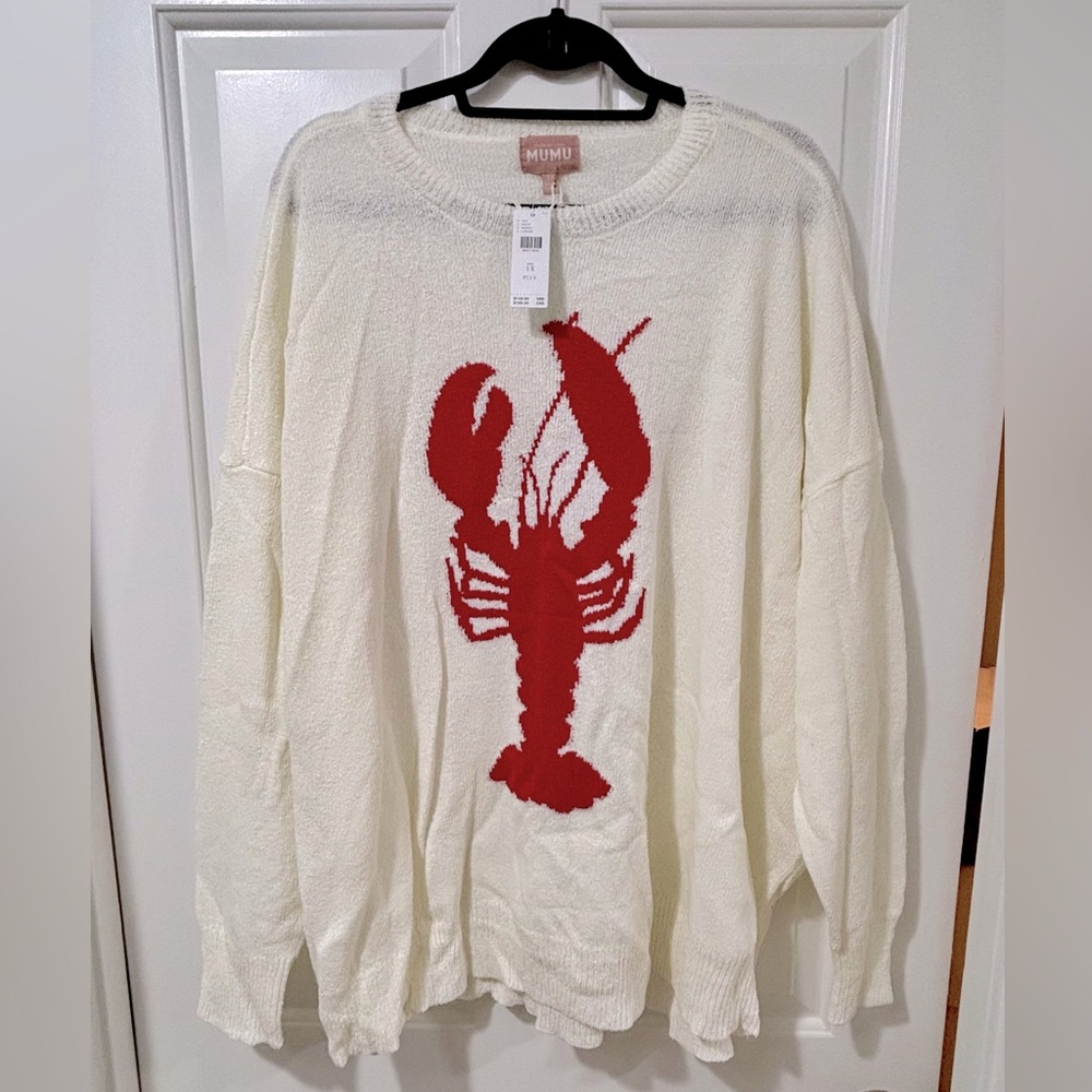 Anthropologie Show Me Your Mumu lobster sweater